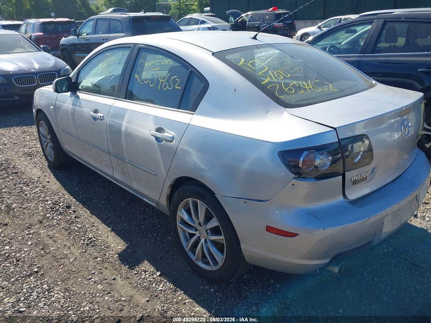 2008 Mazda 3 VIN JM1BK32G381790298 IAAI salvage auction — FRONT & REAR, Bill Of Sale (New York), sold $425 on 2026-07-07 (photo 3)