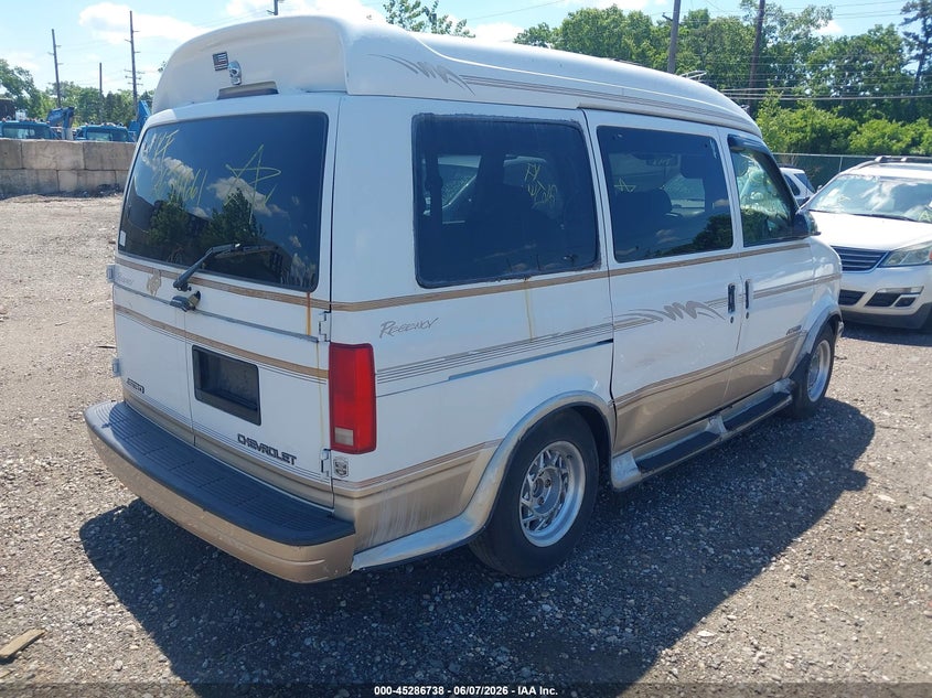 1999 Chevrolet Astro VIN 1GBDM19W7XB112638 IAAI salvage auction — FRONT & REAR, Bill Of Sale (New York), sold $425 on 2026-07-07 (photo 4)