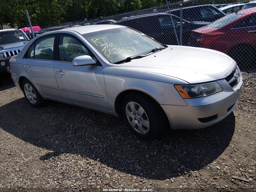2008 Hyundai Sonata VIN 5NPET46CX8H354242 IAAI salvage auction — UNKNOWN, Bill Of Sale (New York), sold $450 on 2026-07-07 (photo 1)