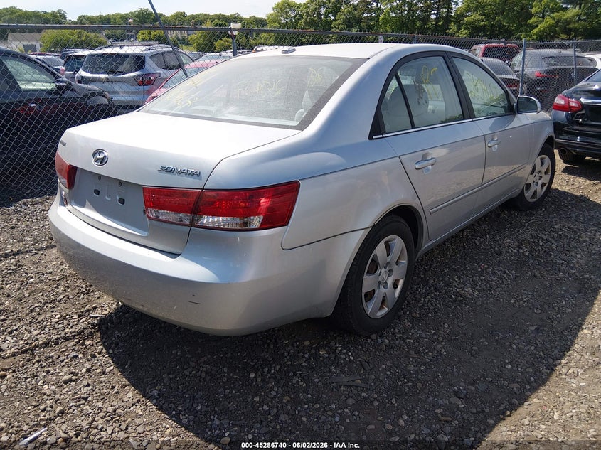 2008 Hyundai Sonata VIN 5NPET46CX8H354242 IAAI salvage auction — UNKNOWN, Bill Of Sale (New York), sold $450 on 2026-07-07 (photo 4)