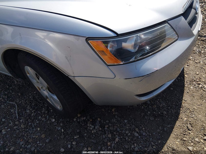 2008 Hyundai Sonata VIN 5NPET46CX8H354242 IAAI salvage auction — UNKNOWN, Bill Of Sale (New York), sold $450 on 2026-07-07 (photo 6)