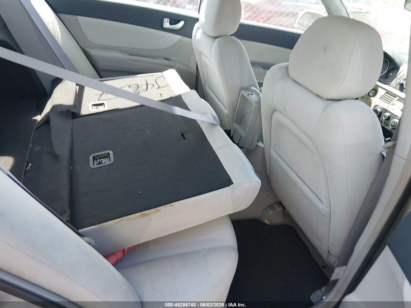 2008 Hyundai Sonata VIN 5NPET46CX8H354242 IAAI salvage auction — UNKNOWN, Bill Of Sale (New York), sold $450 on 2026-07-07 (photo 8)