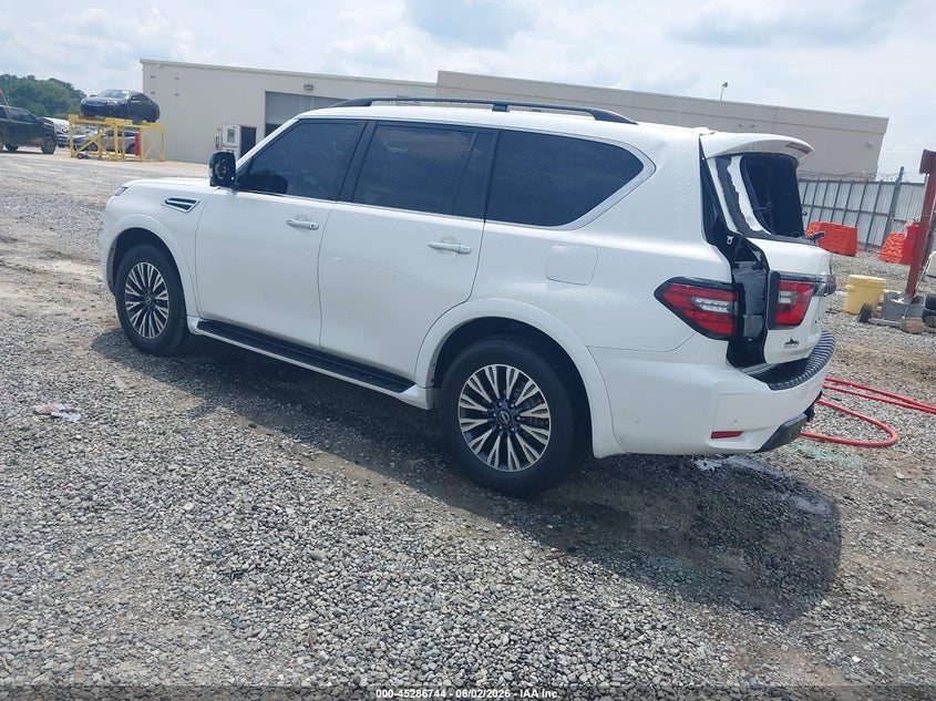 2023 Nissan Armada VIN JN8AY2BAXP9402598 IAAI salvage auction — REAR END, Salvage Title, sold $12,950 on 2026-07-20 (photo 3)