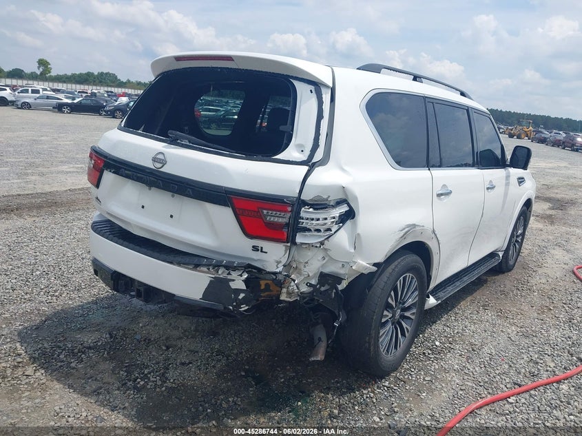 2023 Nissan Armada VIN JN8AY2BAXP9402598 IAAI salvage auction — REAR END, Salvage Title, sold $12,950 on 2026-07-20 (photo 6)