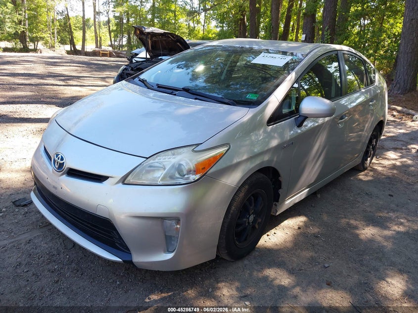 2014 Toyota Prius VIN JTDKN3DU5E1784492 IAAI salvage auction — NORMAL WEAR, Clear (Virginia), sold $1,750 on 2026-07-14 (photo 2)