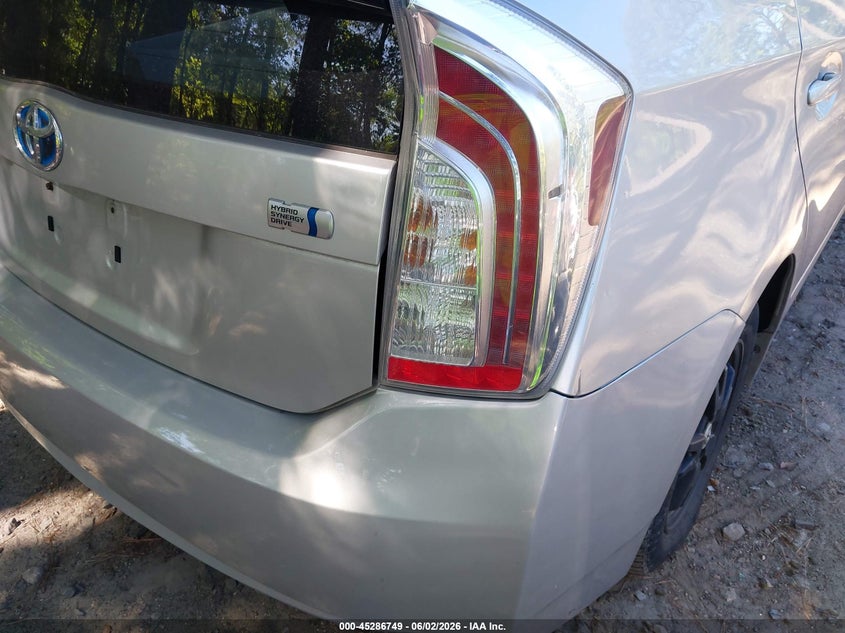 2014 Toyota Prius VIN JTDKN3DU5E1784492 IAAI salvage auction — NORMAL WEAR, Clear (Virginia), sold $1,750 on 2026-07-14 (photo 6)