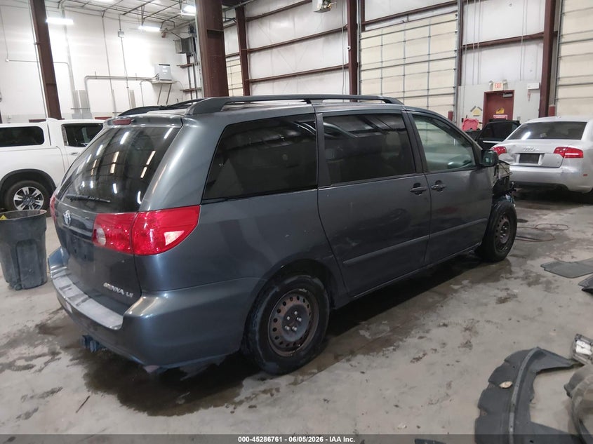 2009 Toyota Sienna VIN 5TDZK23C89S277458 IAAI salvage auction — FRONT END, Salvage (Idaho), sold $400 on 2026-07-31 (photo 4)