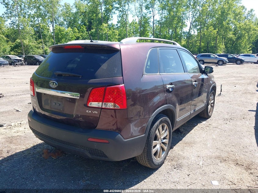 2011 Kia Sorento VIN 5XYKUDA25BG101455 IAAI salvage auction — FRONT END, Salvage (Ohio), sold $800 on 2026-07-14 (photo 4)