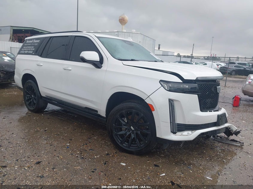 2021 Cadillac Escalade VIN 1GYS4FKL6MR209732 IAAI salvage auction — LEFT FRONT, Salvage Title, sold $15,000 on 2026-07-29 (photo 1)