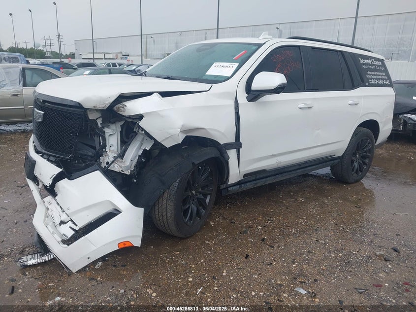 2021 Cadillac Escalade VIN 1GYS4FKL6MR209732 IAAI salvage auction — LEFT FRONT, Salvage Title, sold $15,000 on 2026-07-29 (photo 2)