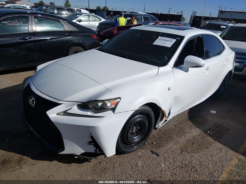 2014 Lexus Is VIN JTHCF1D21E5009585 IAAI salvage auction — LEFT FRONT, Salvage (Colorado), sold $3,200 on 2026-07-21 (photo 2)