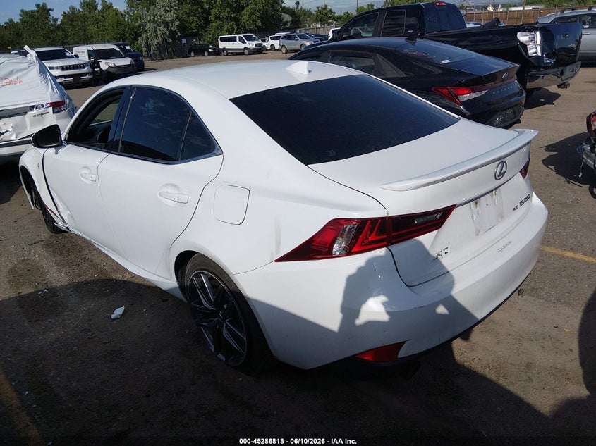 2014 Lexus Is VIN JTHCF1D21E5009585 IAAI salvage auction — LEFT FRONT, Salvage (Colorado), sold $3,200 on 2026-07-21 (photo 3)
