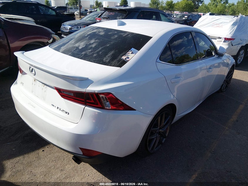 2014 Lexus Is VIN JTHCF1D21E5009585 IAAI salvage auction — LEFT FRONT, Salvage (Colorado), sold $3,200 on 2026-07-21 (photo 4)