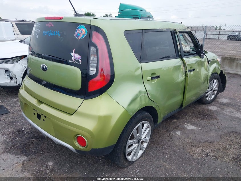 2017 Kia Soul VIN KNDJP3A52H7880469 IAAI salvage auction — FRONT END, Salvage Title, sold $400 on 2026-07-14 (photo 4)