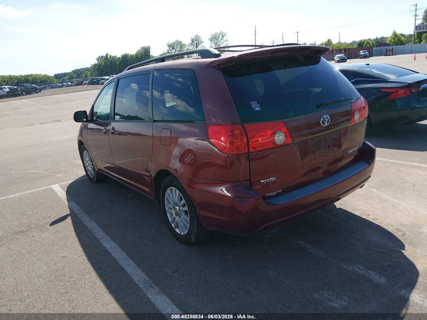 2010 Toyota Sienna VIN 5TDYK4CC1AS332991 IAAI salvage auction — RIGHT SIDE, Clear (Mississippi), sold $650 on 2026-07-28 (photo 3)