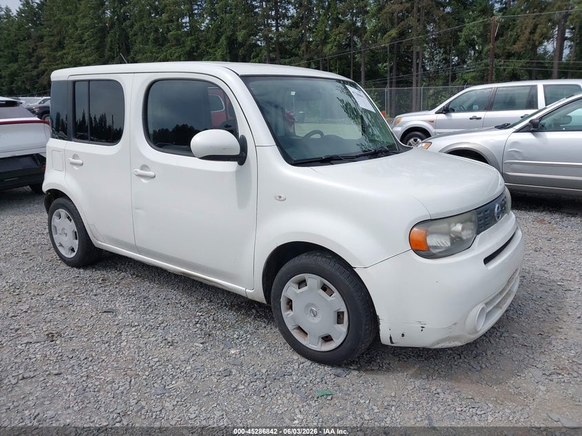 2013 Nissan Cube VIN JN8AZ2KR4DT300490 IAAI salvage auction — REAR END, Salvage Title, sold $600 on 2026-07-22 (photo 1)