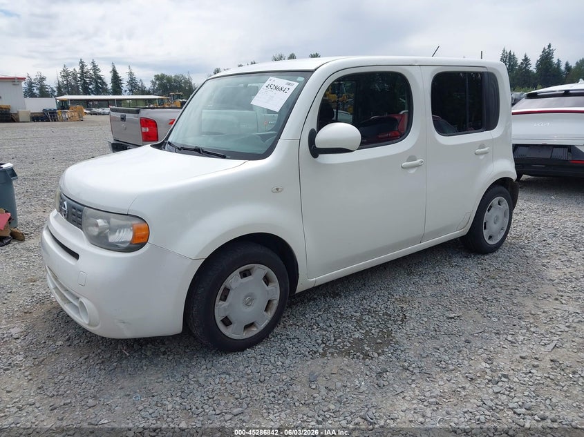 2013 Nissan Cube VIN JN8AZ2KR4DT300490 IAAI salvage auction — REAR END, Salvage Title, sold $600 on 2026-07-22 (photo 2)