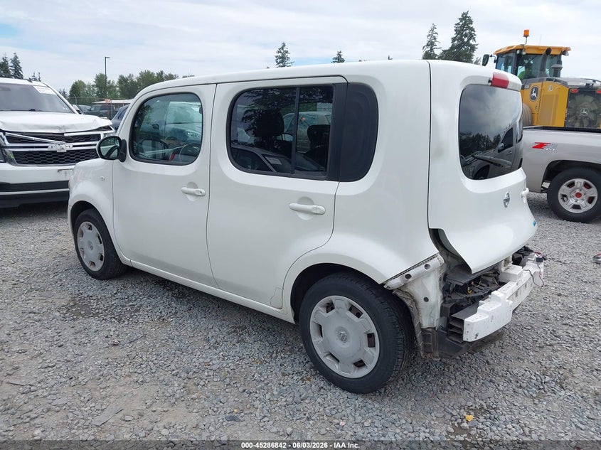 2013 Nissan Cube VIN JN8AZ2KR4DT300490 IAAI salvage auction — REAR END, Salvage Title, sold $600 on 2026-07-22 (photo 3)