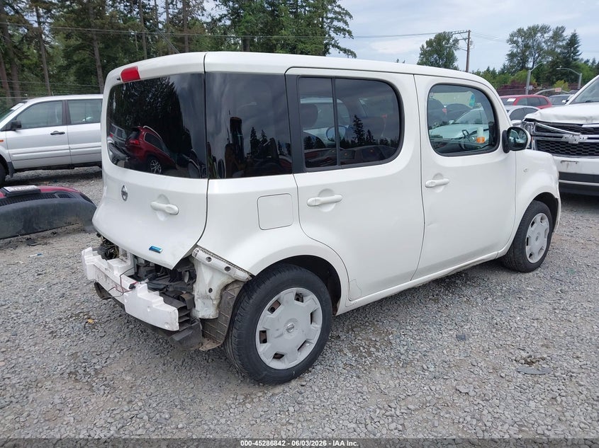 2013 Nissan Cube VIN JN8AZ2KR4DT300490 IAAI salvage auction — REAR END, Salvage Title, sold $600 on 2026-07-22 (photo 4)