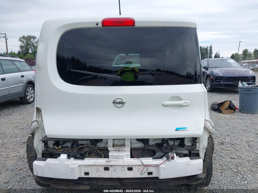 2013 Nissan Cube VIN JN8AZ2KR4DT300490 IAAI salvage auction — REAR END, Salvage Title, sold $600 on 2026-07-22 (photo 6)