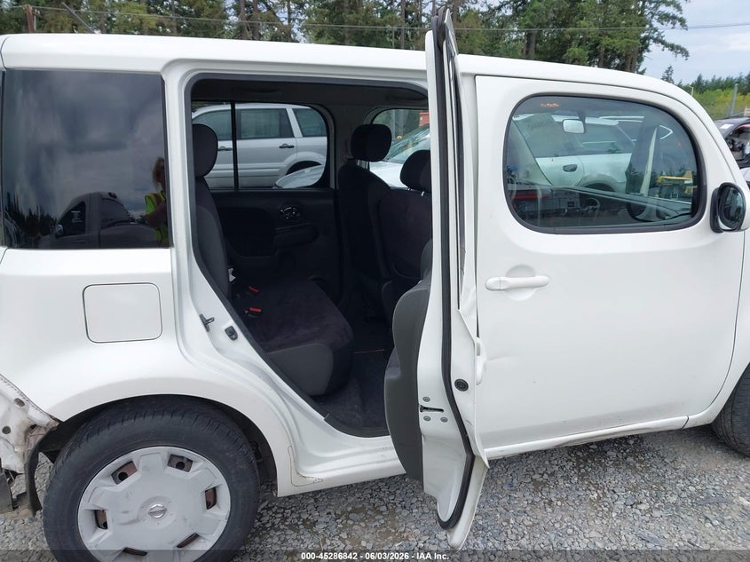 2013 Nissan Cube VIN JN8AZ2KR4DT300490 IAAI salvage auction — REAR END, Salvage Title, sold $600 on 2026-07-22 (photo 8)