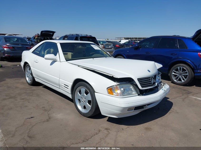 2000 Mercedes-benz Sl-class VIN WDBFA68F1YF194452 IAAI salvage auction — LEFT FRONT, Salvage (Arizona), sold $5,100 on 2026-07-28 (photo 1)