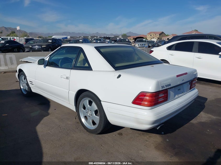 2000 Mercedes-benz Sl-class VIN WDBFA68F1YF194452 IAAI salvage auction — LEFT FRONT, Salvage (Arizona), sold $5,100 on 2026-07-28 (photo 3)