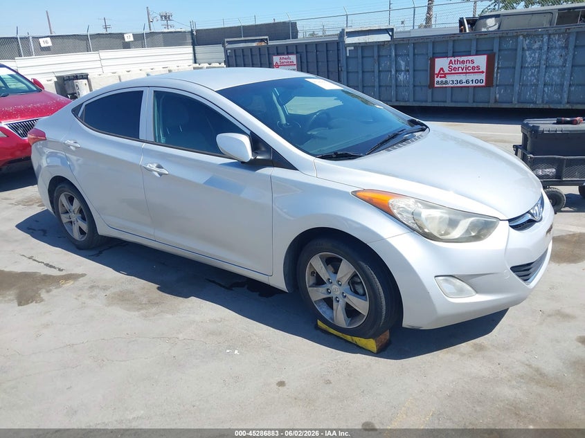 2013 Hyundai Elantra VIN KMHDH4AE6DU805720 IAAI salvage auction — THEFT, Salvage Title, sold $1,750 on 2026-07-08 (photo 1)