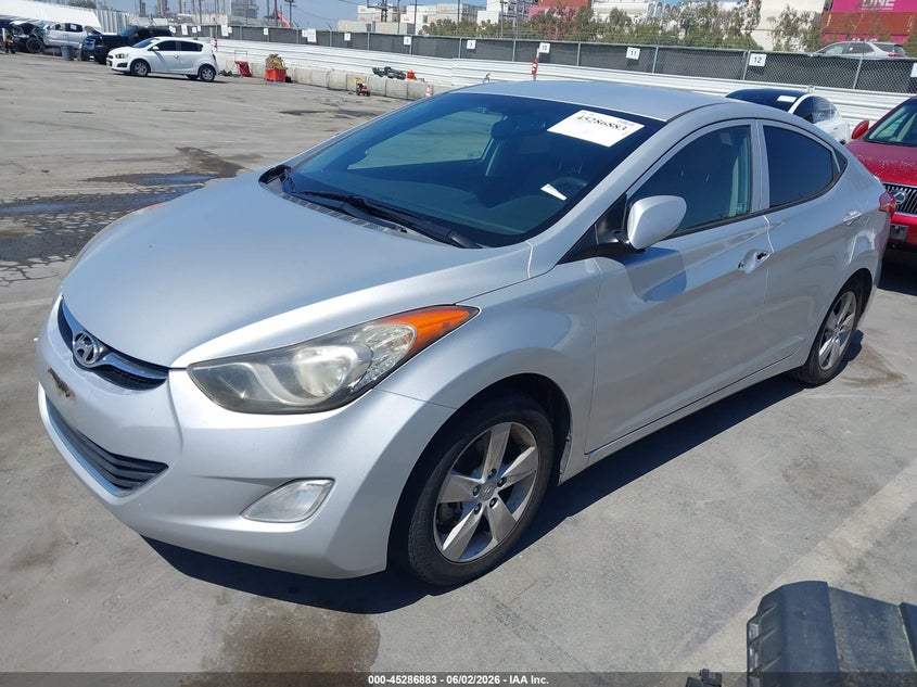 2013 Hyundai Elantra VIN KMHDH4AE6DU805720 IAAI salvage auction — THEFT, Salvage Title, sold $1,750 on 2026-07-08 (photo 2)