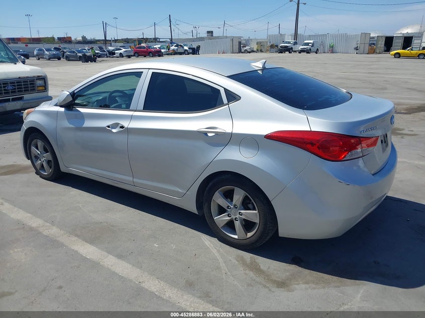 2013 Hyundai Elantra VIN KMHDH4AE6DU805720 IAAI salvage auction — THEFT, Salvage Title, sold $1,750 on 2026-07-08 (photo 3)