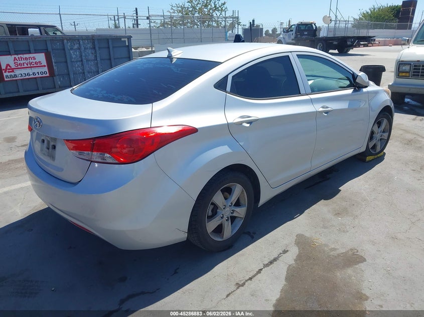 2013 Hyundai Elantra VIN KMHDH4AE6DU805720 IAAI salvage auction — THEFT, Salvage Title, sold $1,750 on 2026-07-08 (photo 4)