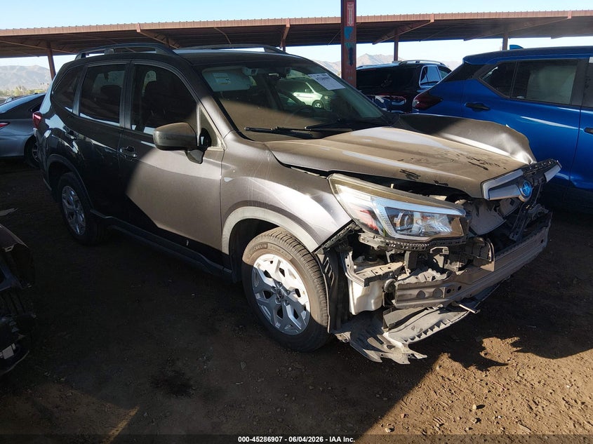 2019 Subaru Forester VIN JF2SKACC9KH482424 IAAI salvage auction — FRONT END, Salvage Title, sold $2,850 on 2026-07-14 (photo 1)
