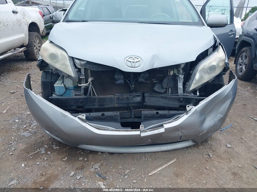 2014 Toyota Sienna VIN 5TDYK3DC8ES436036 IAAI salvage auction — FRONT END, Salvage Title, sold $1,800 on 2026-07-23 (photo 6)