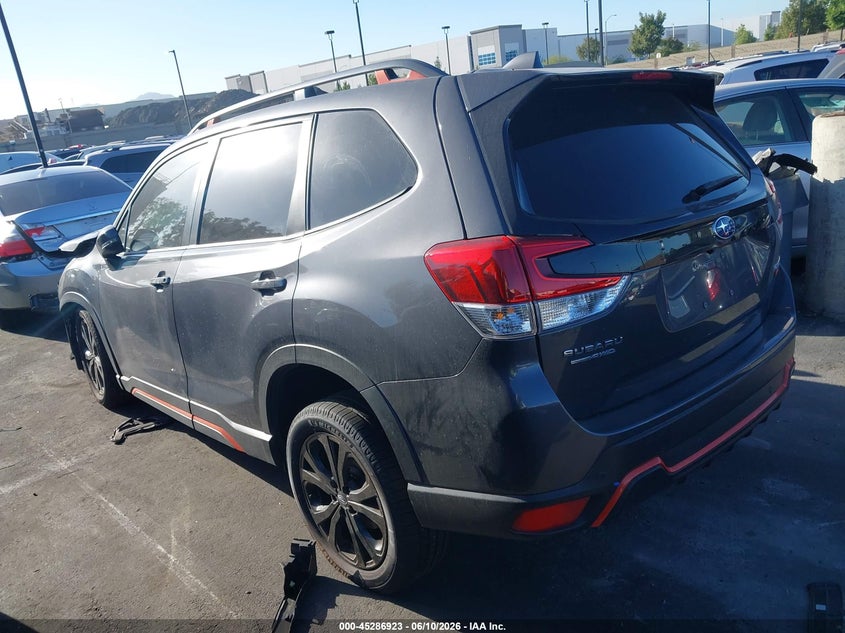 2023 Subaru Forester VIN JF2SKAJCXPH434280 IAAI salvage auction — RIGHT FRONT, Salvage Title, sold $1,850 on 2026-07-17 (photo 3)