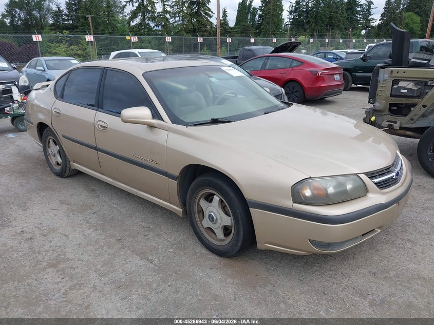 2000 Chevrolet Impala VIN 2G1WH55KXY9131361 IAAI salvage auction — NORMAL WEAR, Affidavit In Lieu Of Title (Washington), sold $275 on 2026-07-08 (photo 1)
