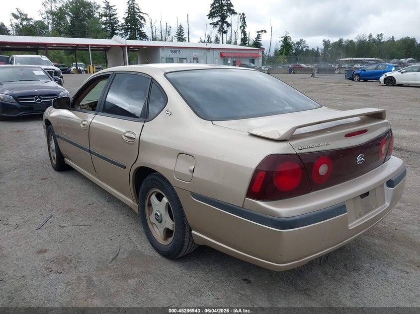 2000 Chevrolet Impala VIN 2G1WH55KXY9131361 IAAI salvage auction — NORMAL WEAR, Affidavit In Lieu Of Title (Washington), sold $275 on 2026-07-08 (photo 3)