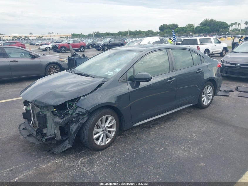 2023 Toyota Corolla VIN JTDB4MEE2P3002561 IAAI salvage auction — LEFT FRONT, Rebuildable (Florida), sold $6,500 on 2026-08-01 (photo 2)