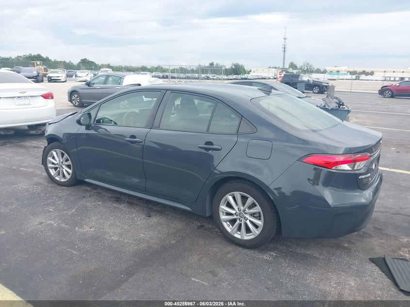 2023 Toyota Corolla VIN JTDB4MEE2P3002561 IAAI salvage auction — LEFT FRONT, Rebuildable (Florida), sold $6,500 on 2026-08-01 (photo 3)