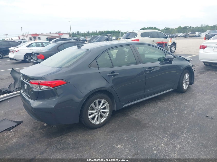 2023 Toyota Corolla VIN JTDB4MEE2P3002561 IAAI salvage auction — LEFT FRONT, Rebuildable (Florida), sold $6,500 on 2026-08-01 (photo 4)