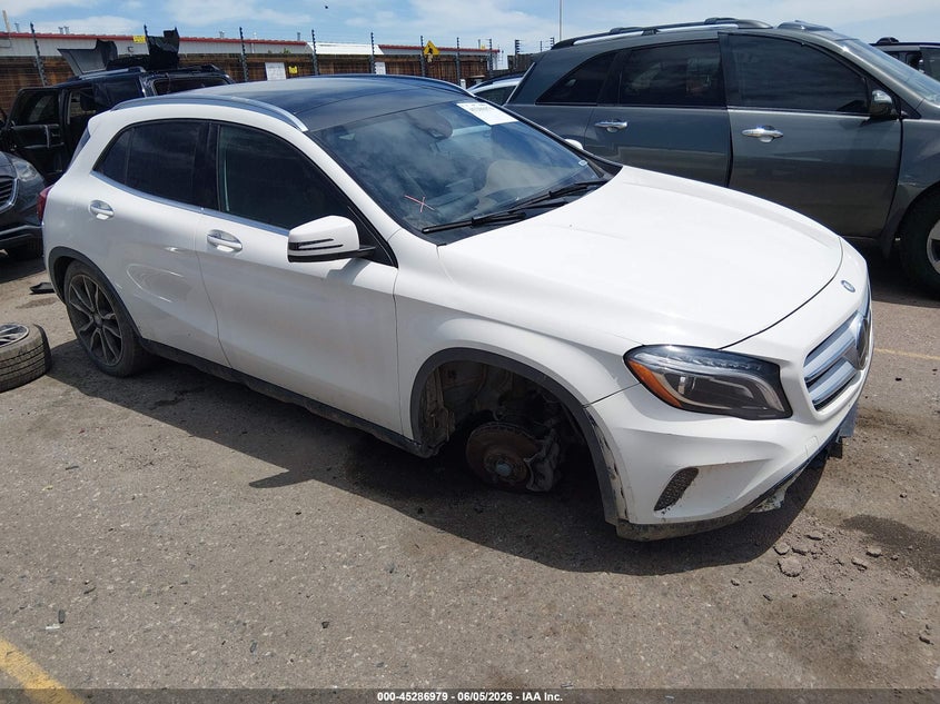 2015 Mercedes-benz Gla-klasse VIN WDCTG4GB6FJ166141 IAAI salvage auction — RIGHT FRONT, Salvage (Colorado), sold $2,400 on 2026-08-11 (photo 1)