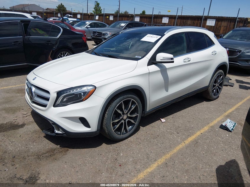 2015 Mercedes-benz Gla-klasse VIN WDCTG4GB6FJ166141 IAAI salvage auction — RIGHT FRONT, Salvage (Colorado), sold $2,400 on 2026-08-11 (photo 2)