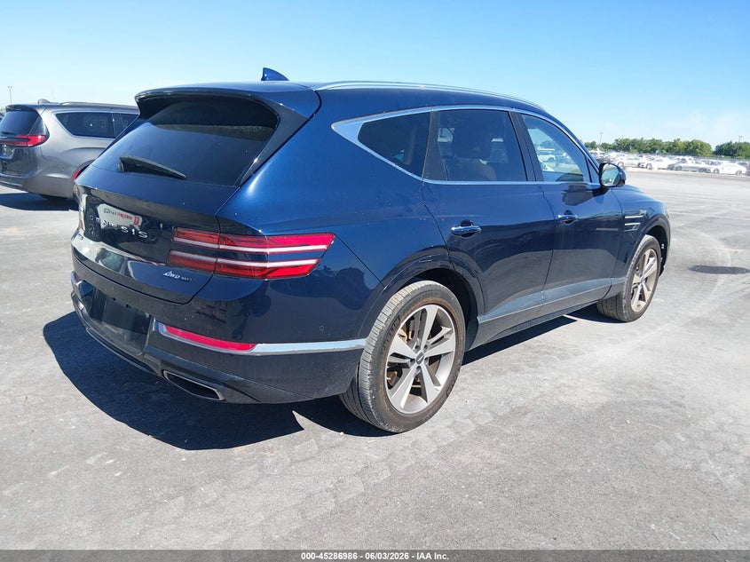 2022 Genesis Gv80 VIN KMUHCESC7NU078237 IAAI salvage auction — LEFT SIDE, Wait Title, sold $14,400 on 2026-09-08 (photo 4)
