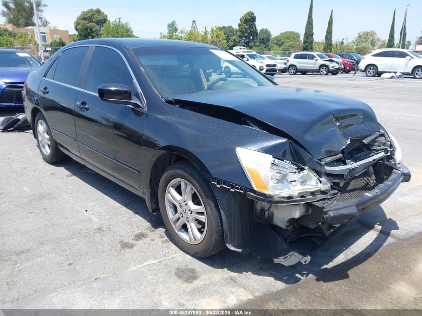 2007 Honda Accord VIN 1HGCM567X7A028686 IAAI salvage auction — FRONT END, Salvage (California), sold $700 on 2026-07-09 (photo 1)