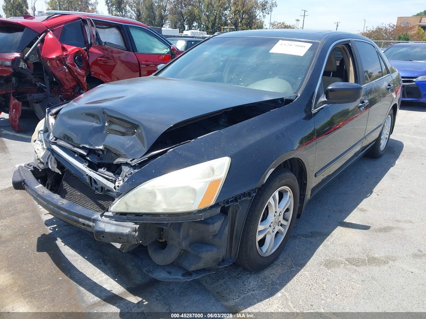 2007 Honda Accord VIN 1HGCM567X7A028686 IAAI salvage auction — FRONT END, Salvage (California), sold $700 on 2026-07-09 (photo 2)