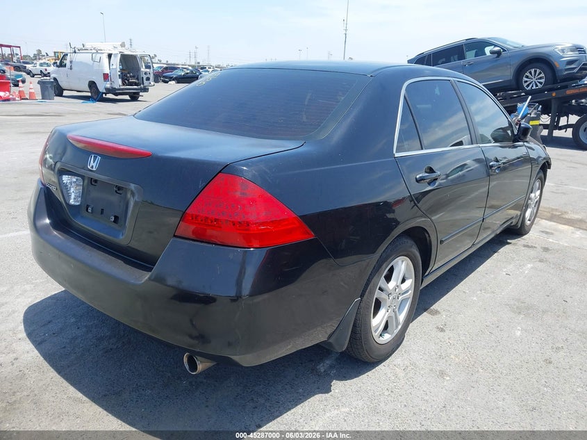2007 Honda Accord VIN 1HGCM567X7A028686 IAAI salvage auction — FRONT END, Salvage (California), sold $700 on 2026-07-09 (photo 4)