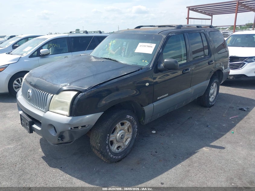 2002 Mercury Mountaineer VIN 4M2ZU86W22ZJ13690 IAAI salvage auction — SIDE, Salvage (Missouri), sold $275 on 2026-07-07 (photo 2)
