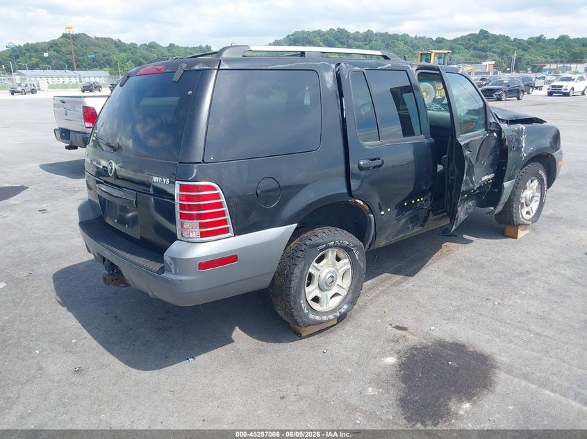 2002 Mercury Mountaineer VIN 4M2ZU86W22ZJ13690 IAAI salvage auction — SIDE, Salvage (Missouri), sold $275 on 2026-07-07 (photo 4)