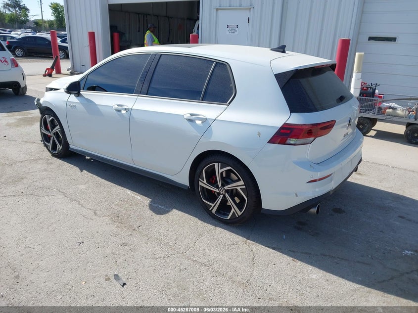 2025 Volkswagen Golf gti VIN WVW3A7CD1SW236917 IAAI salvage auction — FRONT END, Salvage (Illinois), sold $5,100 on 2026-07-31 (photo 3)
