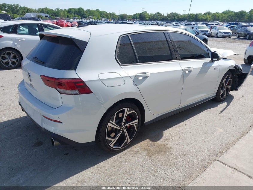 2025 Volkswagen Golf gti VIN WVW3A7CD1SW236917 IAAI salvage auction — FRONT END, Salvage (Illinois), sold $5,100 on 2026-07-31 (photo 4)