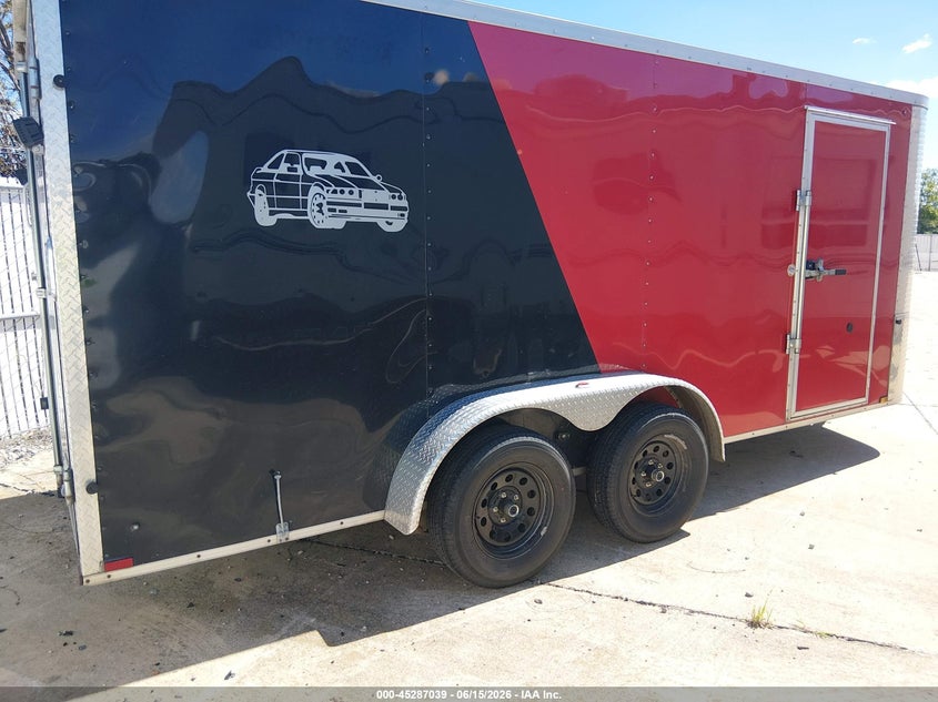 2020 Arising industries 16' enclosed VIN 5YCBE1623LH004196 IAAI salvage auction — UNKNOWN, Salvage (Missouri), sold $1,500 on 2026-07-14 (photo 4)
